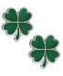 Children's Four-Leaf Clover Stud Earrings in Sterling Silver