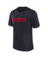 Фото #2 товара Men's Navy Houston Texans Sideline Player Performance T-Shirt