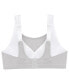 ფოტო #5 პროდუქტის Women's Full Figure Plus Size Adjustable Wirefree Sports Bra 1166