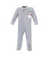 ფოტო #2 პროდუქტის Baby Boys Baby Fleece Zipper Sleep and Play 2pk