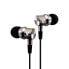 Фото #1 товара V7 3.5 mm Noise Isolating Stereo Earbuds with In-line Mic - iPad - iPhone - Mp3 - iPod - iPad - Tablets - Smartphone - Laptop Computer - Chromebook - PC - Aluminum - Headset - In-ear - Calls & Music - Silver - Binaural - Play/Pause