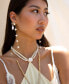ფოტო #8 პროდუქტის Imitation Pearls Earrings Dripping in 18K Gold Plating