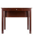 Perrone 34.06" Wood High Table with Drop Leaf