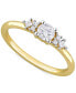 ფოტო #1 პროდუქტის Diamond Engagement Ring (3/8 ct. t.w.) in 14k Gold