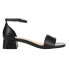 Фото #1 товара Easy Spirit Sheila Ankle Strap Block Heels Womens Black Dress Sandals E-SHEILA-