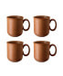 Clay Set of 4 Mugs, Service for 4