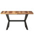 Dining Table 55.1"x27.6"x29.5" Solid Wood with Honey Finish