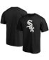 Фото #1 товара Men's Black Chicago White Sox Official Logo T-shirt