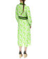 Фото #3 товара Women's Palm Printed Belted Midi Dress