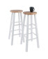 Element 2-Piece Wood Bar Stool Set