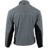 SHOEBACCA Microfleece Jacket Mens Grey Casual Athletic Outerwear 8097-GY-SB