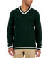 Men's V-Neck Merino Cricket Sweater, Created for Macy's