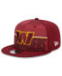 ფოტო #1 პროდუქტის Men's Burgundy Washington Commanders 2023 NFL Training Camp 9FIFTY Snapback Hat