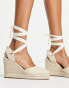 Фото #6 товара schuh Venus closed toe wedge espadrilles in natural