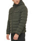 Men's Stretch Hooded Two-Pocket Quilted Jacket