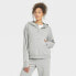 Фото #1 товара Women's 1/2 Zip Fleece Pullover - JoyLab Heathered Gray XS