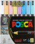 Posca Posca - PC1MR - Extra Fine Tip Pen - Soft Colors, 8 pc /Arts and Crafts /Multi