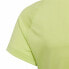 Child's Short Sleeve T-Shirt Adidas Training Cool tee Lime green