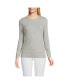 Фото #1 товара Women's Long Sleeve Micro Rib T-Shirt