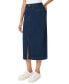 ფოტო #3 პროდუქტის Women's Denim Midi Pencil Skirt