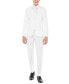 Teen Boys White Knight Slim Fit Solid Suit