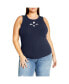 ფოტო #1 პროდუქტის Plus Size Daisy Tank