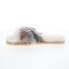 Фото #3 товара Emu Australia Corella W12684 Womens Beige Leather Slip On Slides Slippers Shoes