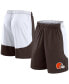 Фото #1 товара Men's Brown/White Cleveland Browns Go Hard Shorts