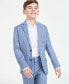 Фото #1 товара Big Boys Modern-Fit Stretch Sharkskin Suit Jacket