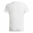 Child's Short Sleeve T-Shirt Adidas Designed To Move White