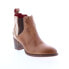 Фото #2 товара Bed Stu Brie F393023 Womens Brown Leather Slip On Chelsea Boots 8.5
