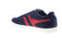 Gola Equipe Suede CMA495 Mens Blue Suede Lace Up Lifestyle Sneakers Shoes 12