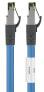 Фото #9 товара Wentronic 45658 - 0.5 m - Cat8.1 - S/FTP (S-STP) - RJ-45 - RJ-45 - Blue