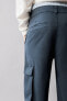 Cargo trousers with label detail