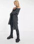 Фото #6 товара Only longline cardigan in charcoal grey