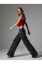 Фото #17 товара Джинсовые брюки Koton Kargo Straight Jean с Ярким Эффектом - Eve Jean