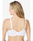 ფოტო #4 პროდუქტის Plus Size Cotton Back-Close Wireless Bra