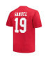 Фото #4 товара Men's Deebo Samuel Scarlet San Francisco 49ers Big and Tall Player Name and Number T-shirt