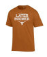 ფოტო #2 პროდუქტის Men's Texas Orange Texas Longhorns Red River Rivalry Slogan T-shirt