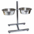 Dog Feeder Trixie 24922 Double 2,8 L Ø 24 cm Stainless steel