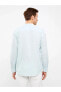 Фото #14 товара Рубашка классического покроя LC WAIKIKI Classic Regular Fit с длинным рукавом из смеси хлопка.