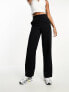 Фото #4 товара Vero Moda Tall wide leg trousers in black