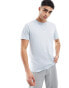 Brave Soul crew neck t-shirt in baby blue