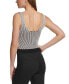 Women's Cropped Ribbed Sleeveless Sweater