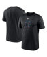 ფოტო #1 პროდუქტის Men's Black Miami Marlins Team Arched Lockup Legend Performance T-shirt
