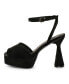 Women's Flora Architectural Heel Peep-Toe Platform Dress Sandals - Extended Sizes 10-14
