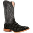 Фото #3 товара Durango Premium Exotics Pirarucu Square Toe Cowboy Mens Black Casual Boots DDB0