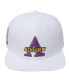 Men's White Alcorn State Braves Primary Logo Evergreen Wool Snapback Hat