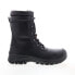 Фото #1 товара Diesel H-Woodkut CH Y02707-PR030-T8013 Mens Black Leather Casual Dress Boots 7.5