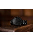 ფოტო #5 პროდუქტის Men's Chronograph Airhawk Black-Tone Stainless Steel Bracelet Watch 42mm